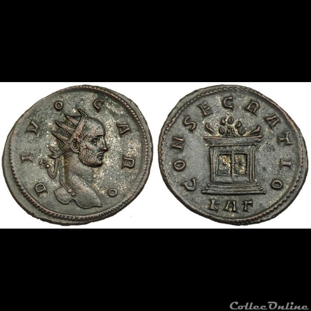 Divus Carus monnaie antique romaine divus carus