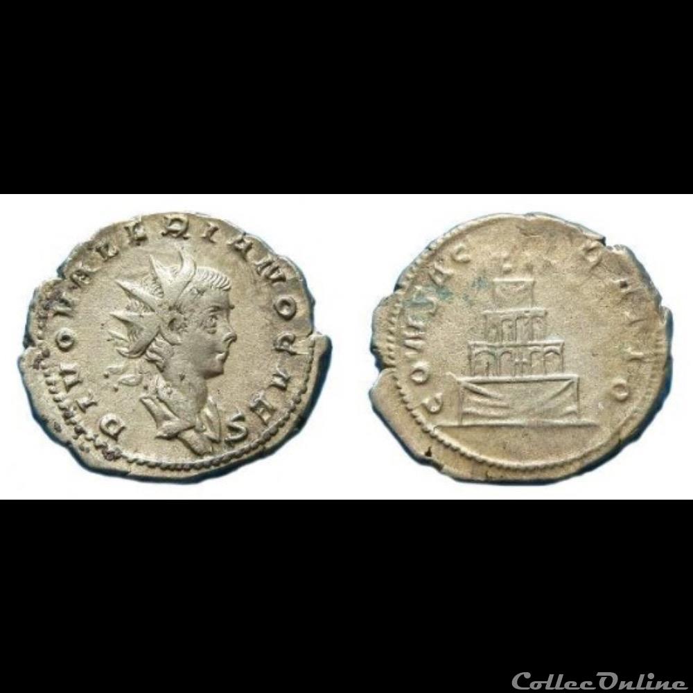 Divus Valerianvs II monnaie antique romaine divus valerianvs ii