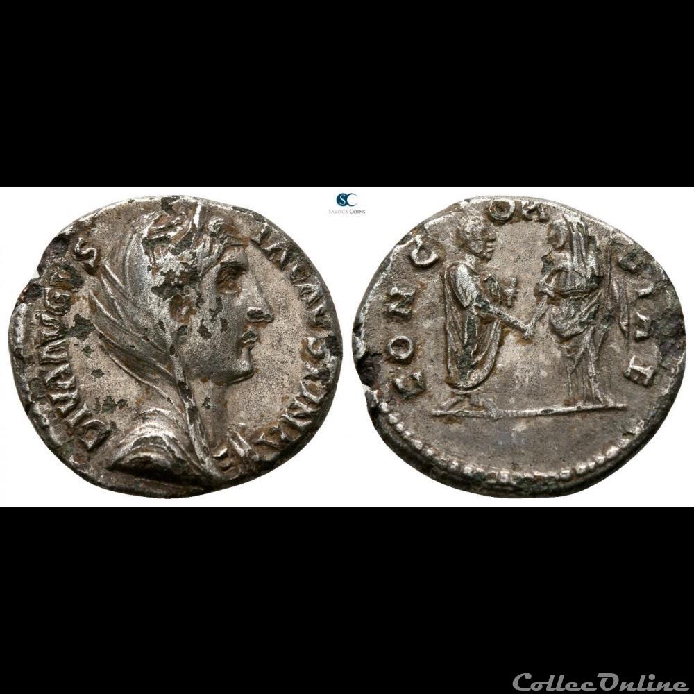 monnaie antique romaine favstina i