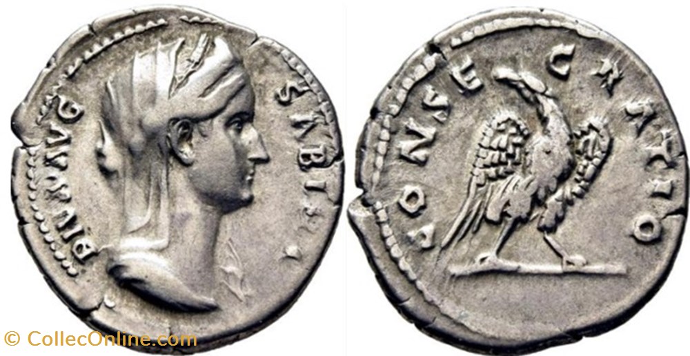 monnaies antiques romaines imperiales et republicaines diva sabina