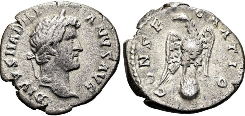 Divus Hadrianvs monnaies antiques romaines imperiales et republicaines divus hadrianvs
