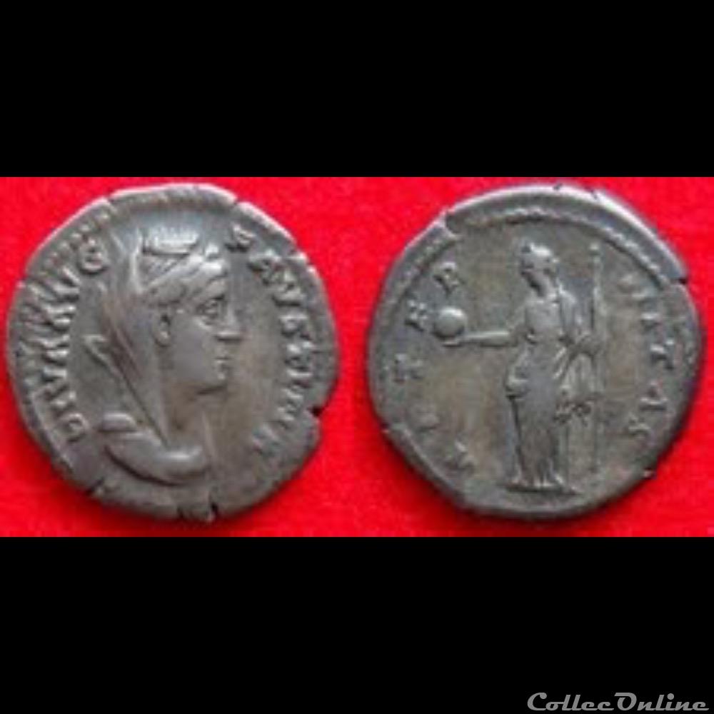 monnaie antique romaine diva favstina i