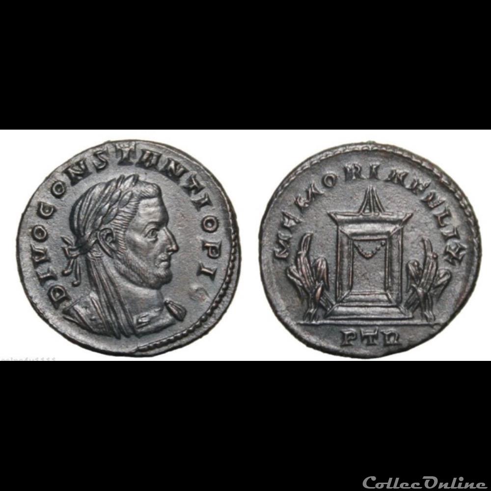 Divus Constantius monnaies antiques romaines imperiales et republicaines divus constantius