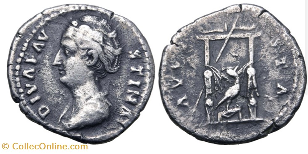 monnaies antiques romaines imperiales et republicaines diva favstina i