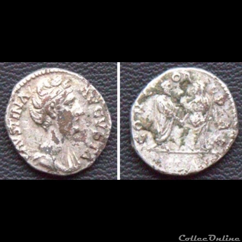 Favstina I monnaie antique romaine favstina i