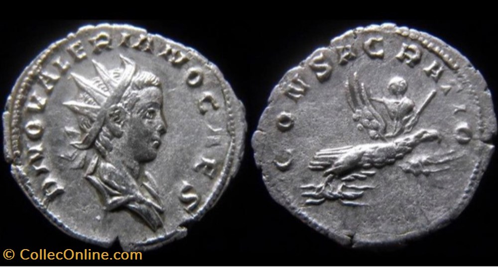 Divus Valerianvs II monnaies antiques romaines imperiales et republicaines divus valerianvs ii