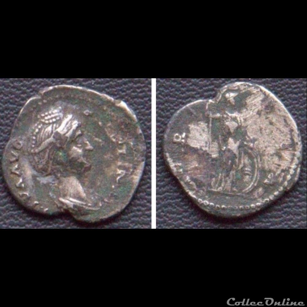 Diva Favstina I monnaie antique romaine diva favstina i