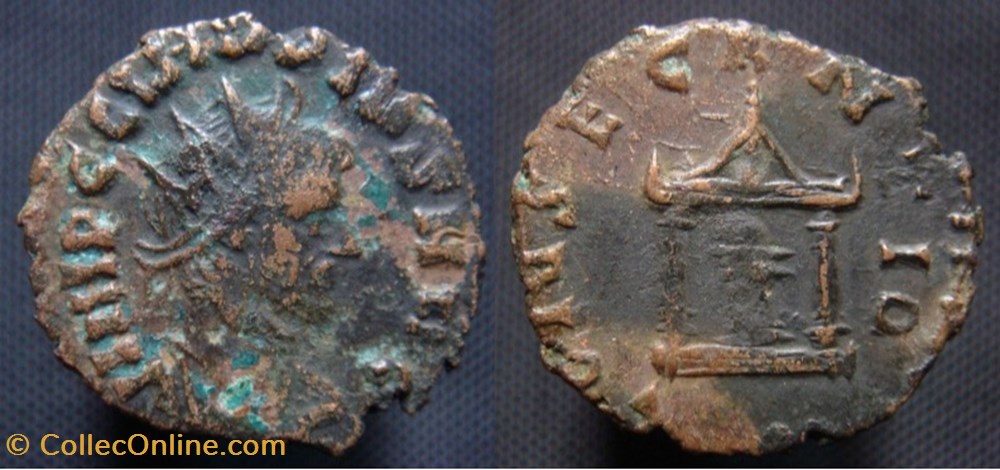 Claudius - imitation hybride monnaies antiques romaines imperiales et republicaines claudius imitation hybride