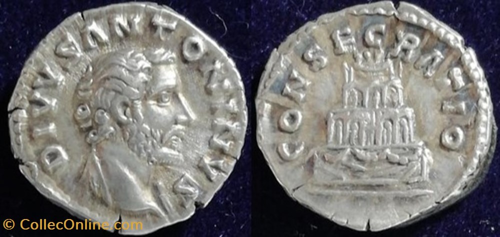 monnaies divus antoninus