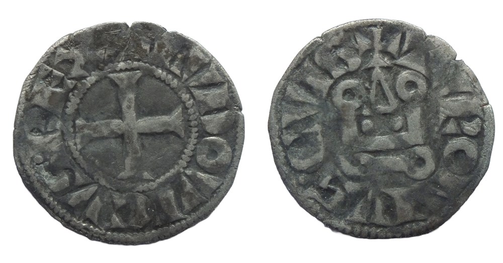 monnaies europe medievale a france royales louis ix denier tournois