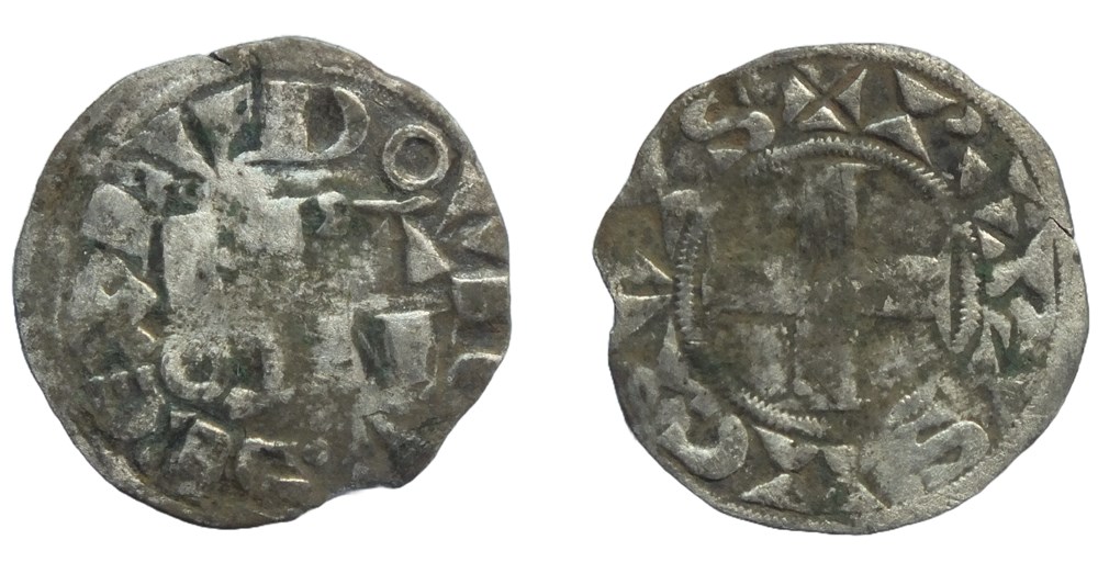 monnaies europe medievale france royales louis vii obole parisis 3eme type