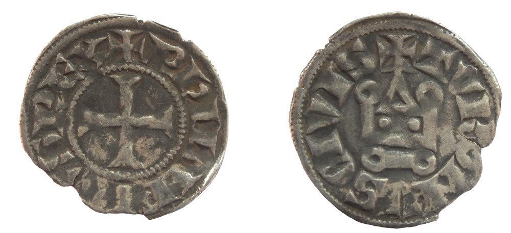 monnaies europe medievale france royales philippe iv denier tournois a o rond