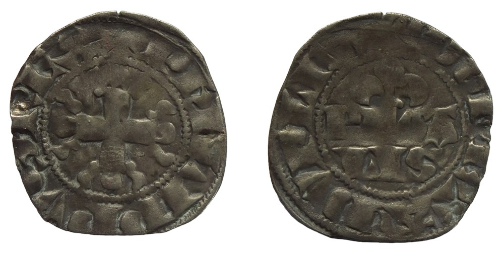 monnaies europe medievale france royales philippe iv double parisis 1ere emission