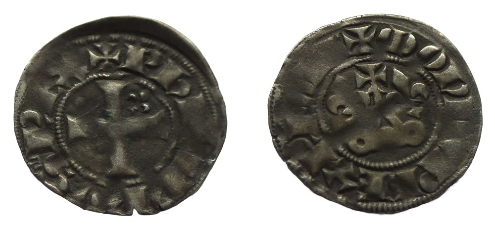 monnaies europe medievale france royales philippe iv double tournois 1ere emission variante