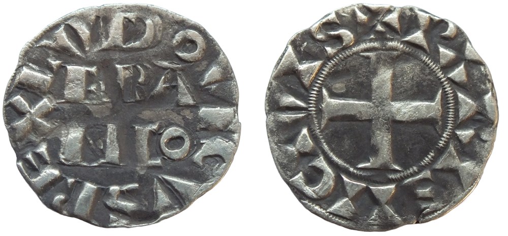 monnaies europe medievale france royales louis vii denier parisis 1er type