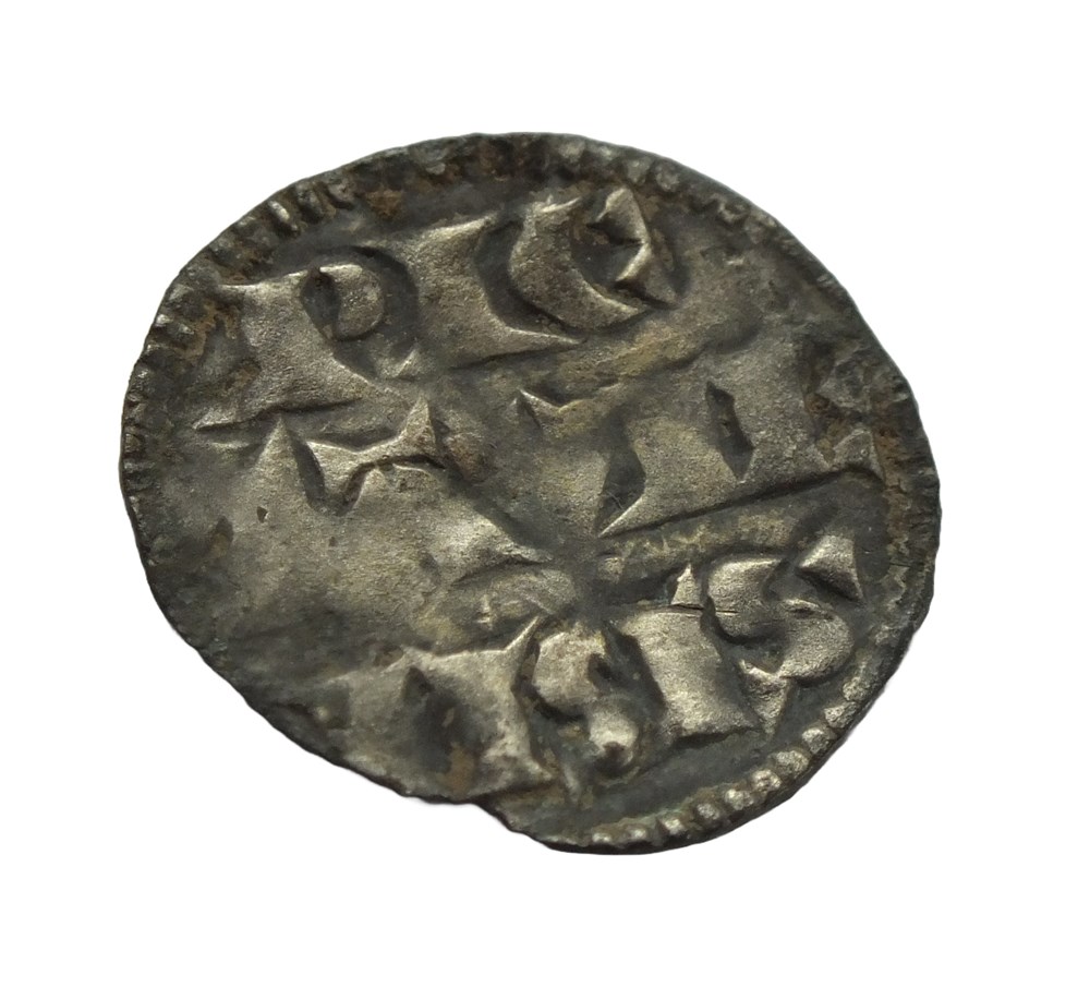 Alphonse de France - Denier de type Poitevin monnaies europe medievale feodales alphonse de france denier de type poitevin