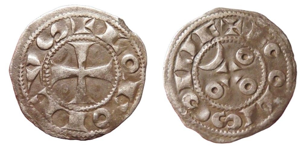 ANGOUMOIS - Denier au nom de Louis IV monnaies europe medievale france feodales angoumois denier au nom de louis iv