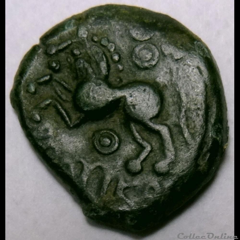 Bronze Roveca, classe III a. monnaie antique gauloise bronze roveca classe iii a