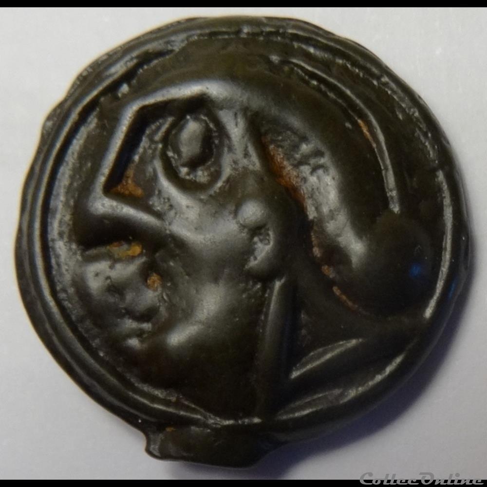 Séquanes. Potin au Quadrupède. monnaie antique gauloise sequanes potin au quadrupede