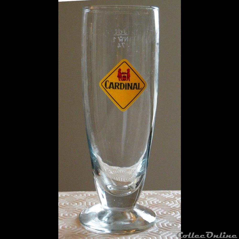 CARDINAL bistrot alimentation verre biere cardinal