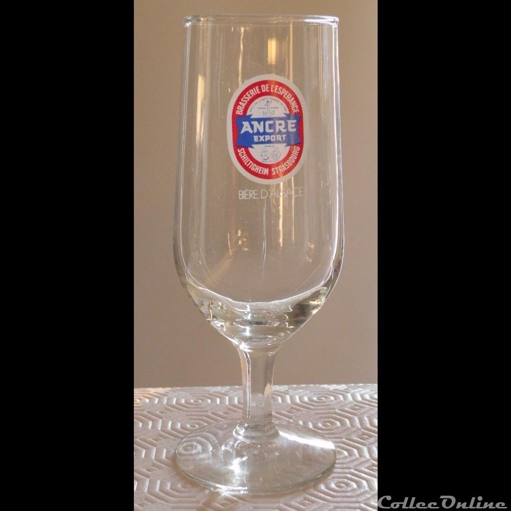 bistrot alimentation verre biere ancre export brasserie de esperance