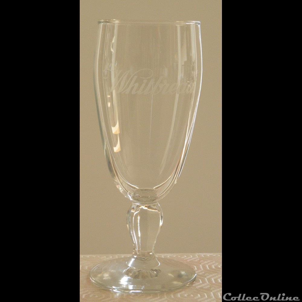 WHITHBREAD (BLANC) 2 bistrot alimentation verre biere whithbread blanc 2