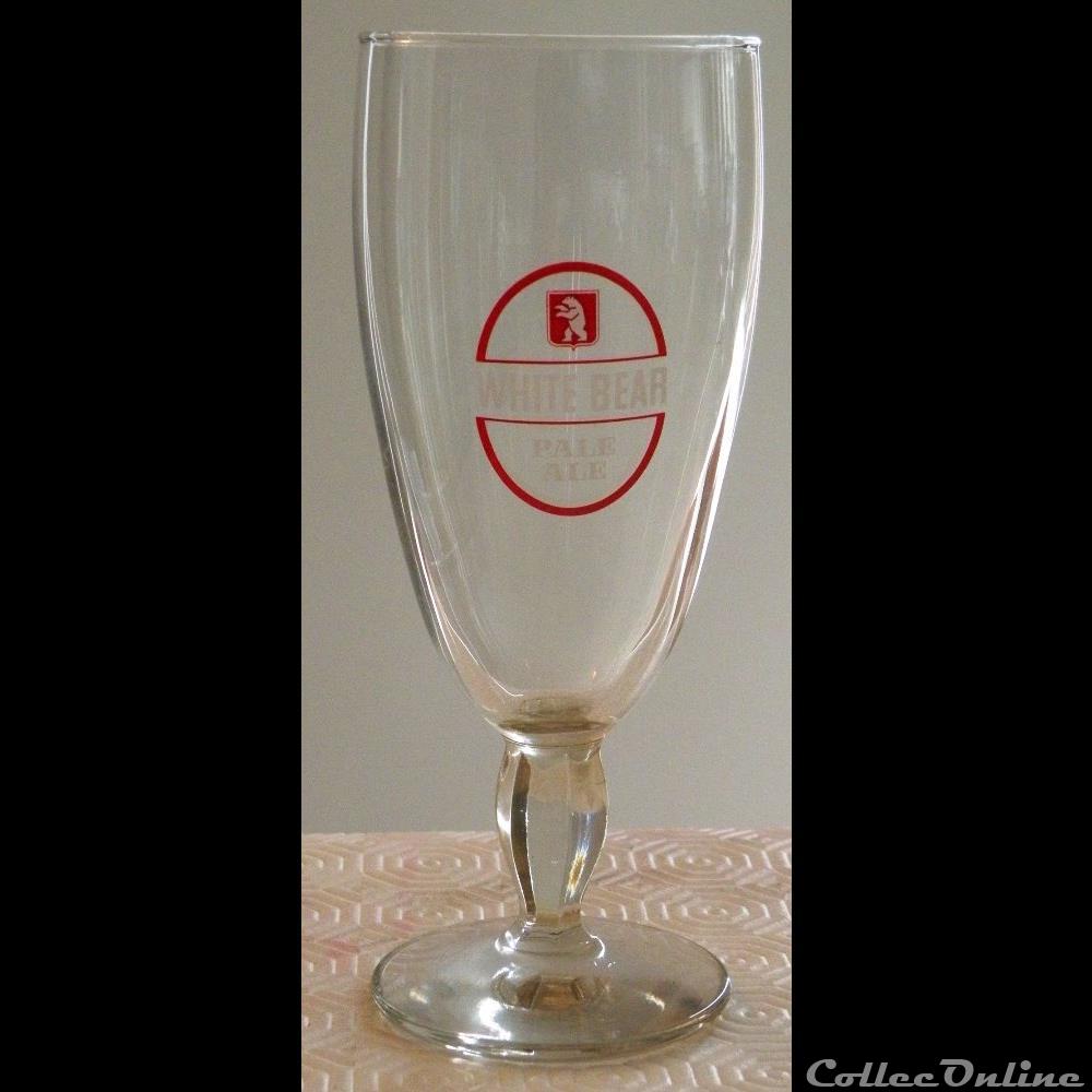 bistrot alimentation verre biere white bear pale ale