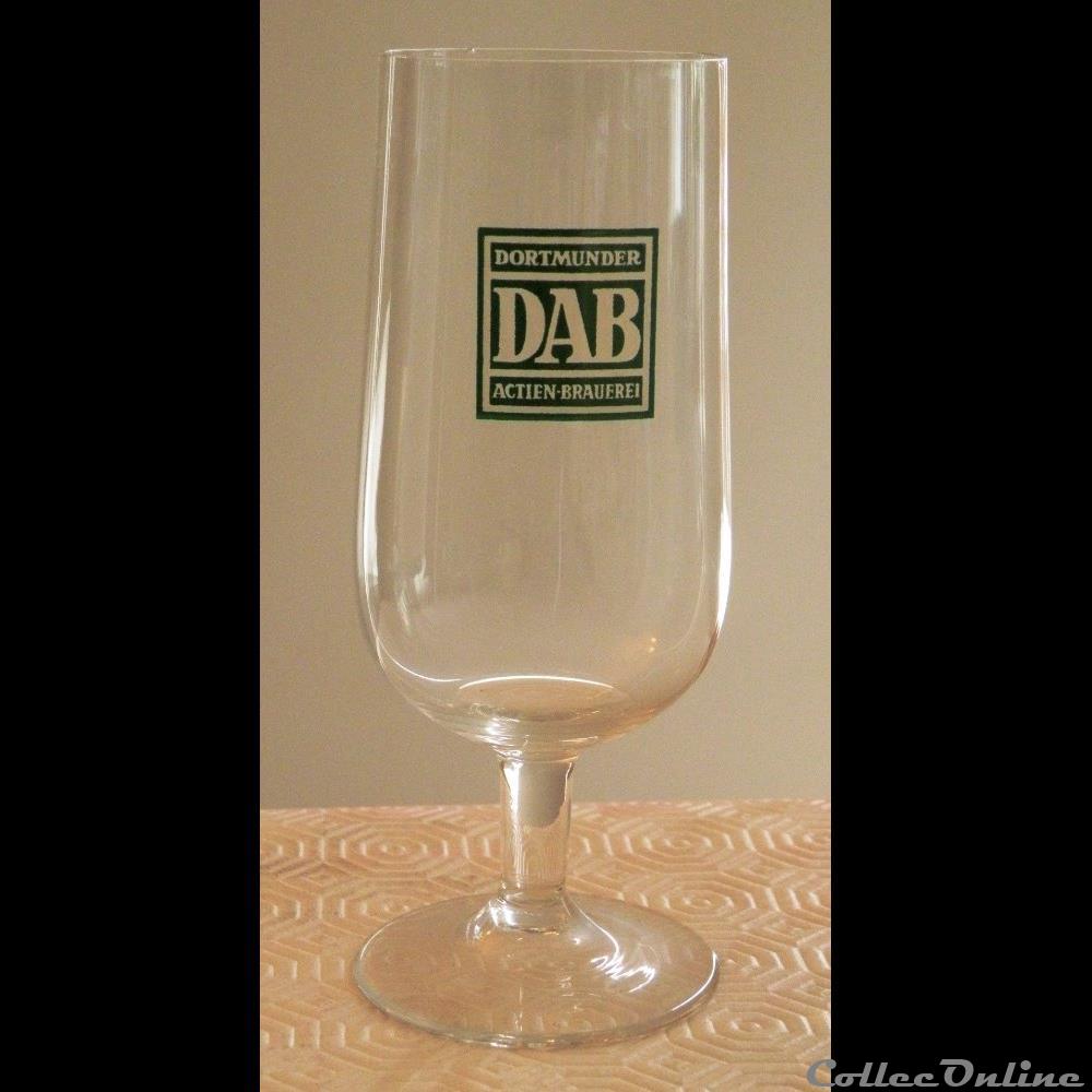DAB ACTIEN BRAUEREI bistrot alimentation verre biere dab actien brauerei
