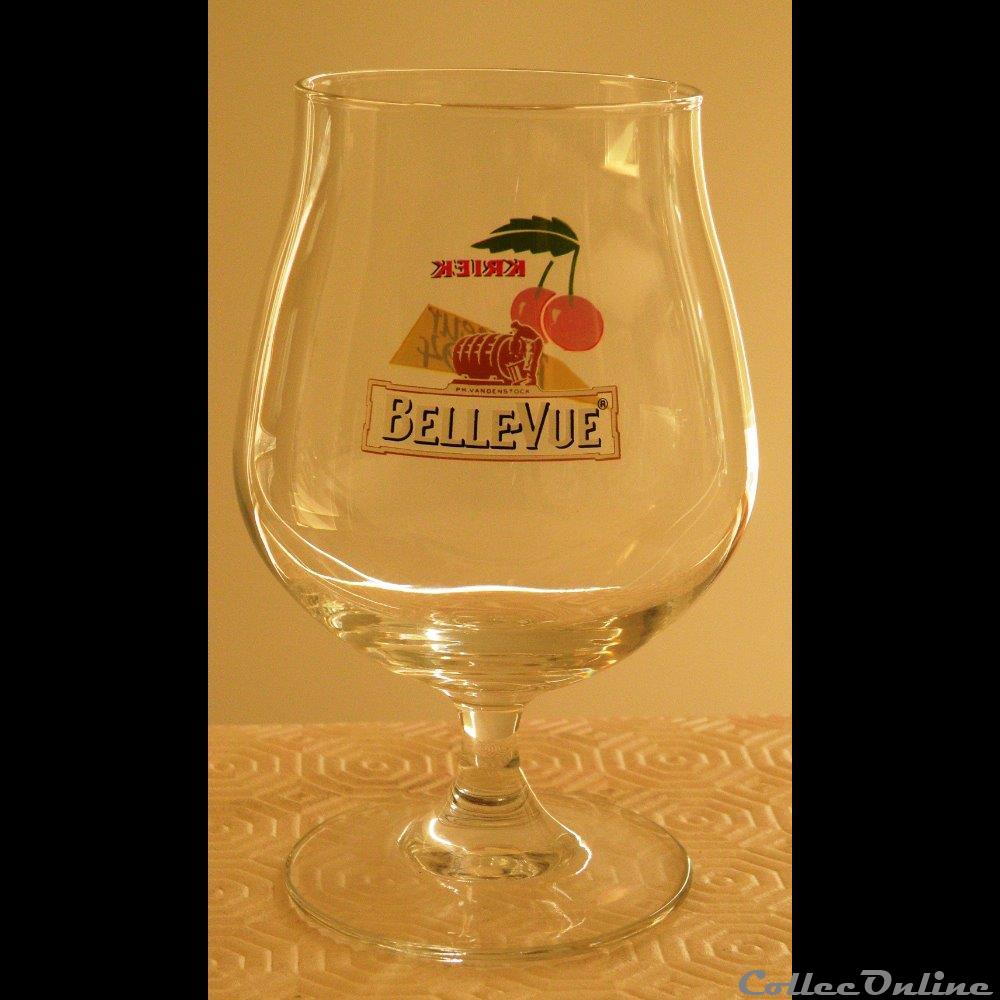 BELLE-VUE KRIEK bistrot alimentation verre biere belle vue kriek