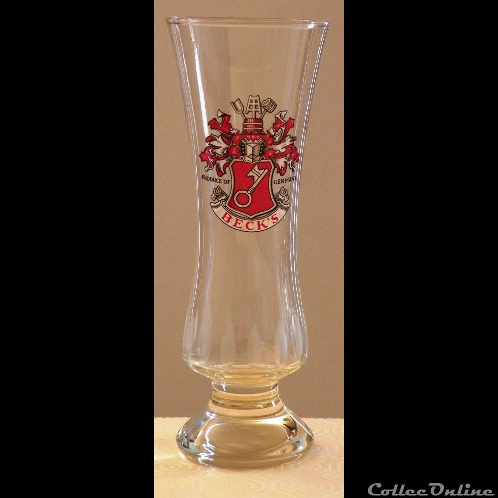 BECK'S bistrot alimentation verre biere becs