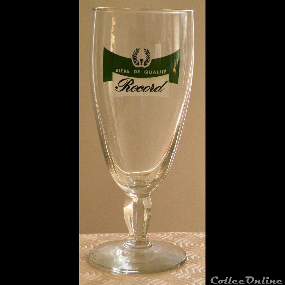 RECORD bistrot alimentation verre biere record