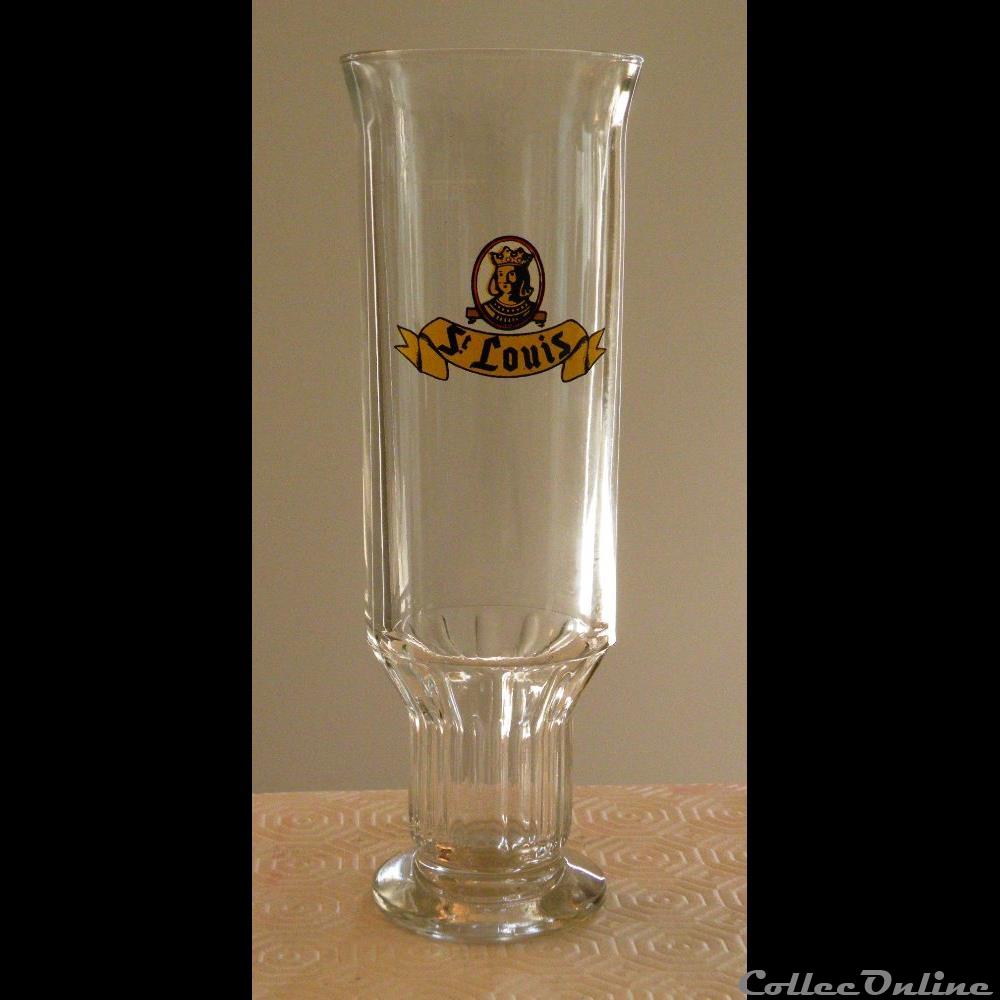 SAINT LOUIS bistrot alimentation verre biere saint louis