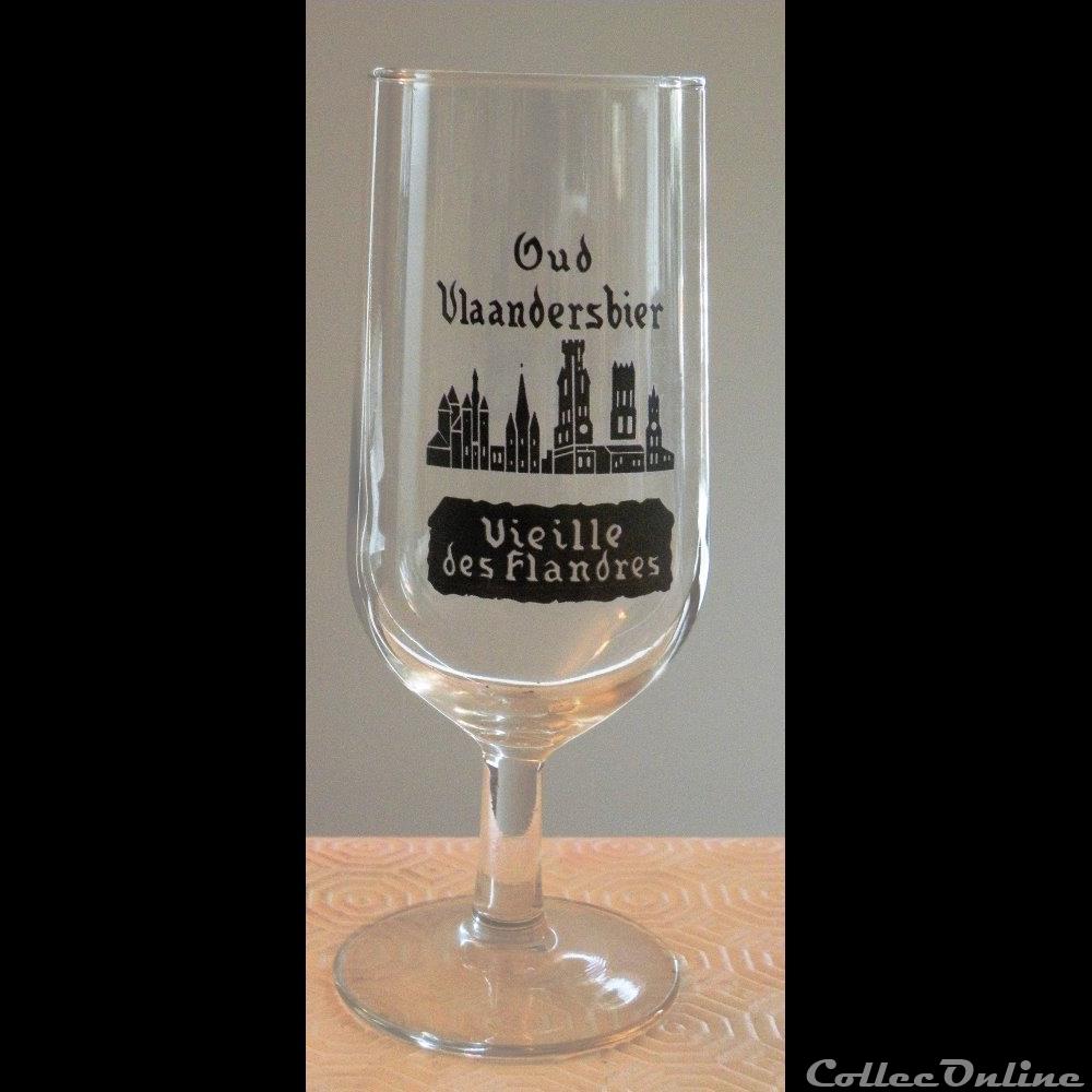 VIEILLE DES FLANDRES bistrot alimentation verre biere vieille des flandres