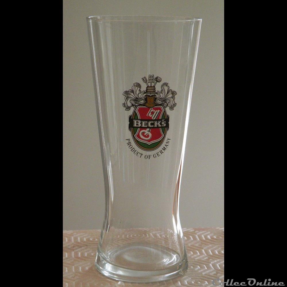 BECK'S PRODUCT OF GERMANY bistrot alimentation verre biere becs product of germany