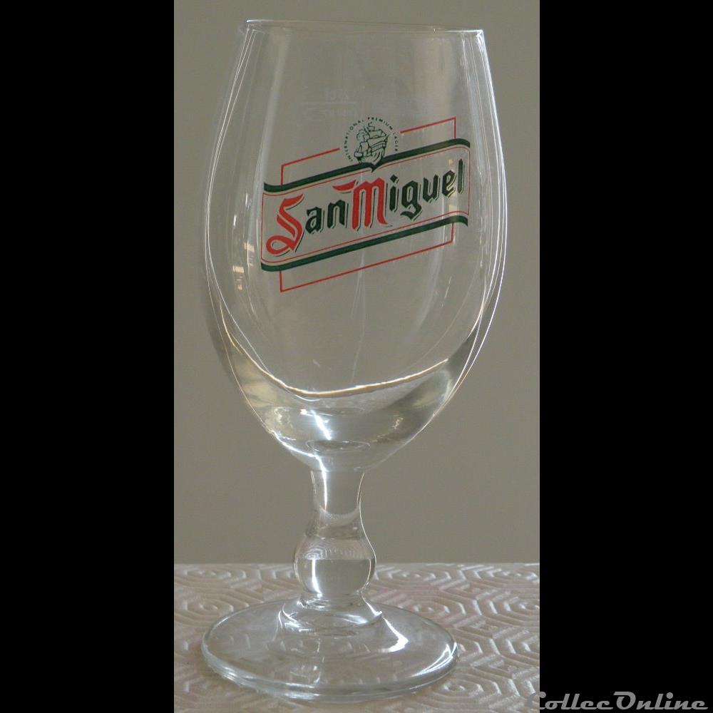 bistrot alimentation verre biere san miguel