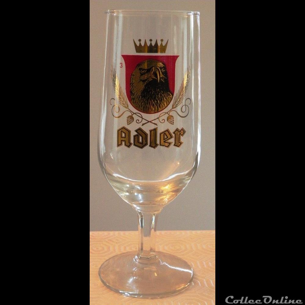 ADLER bistrot alimentation verre biere adler