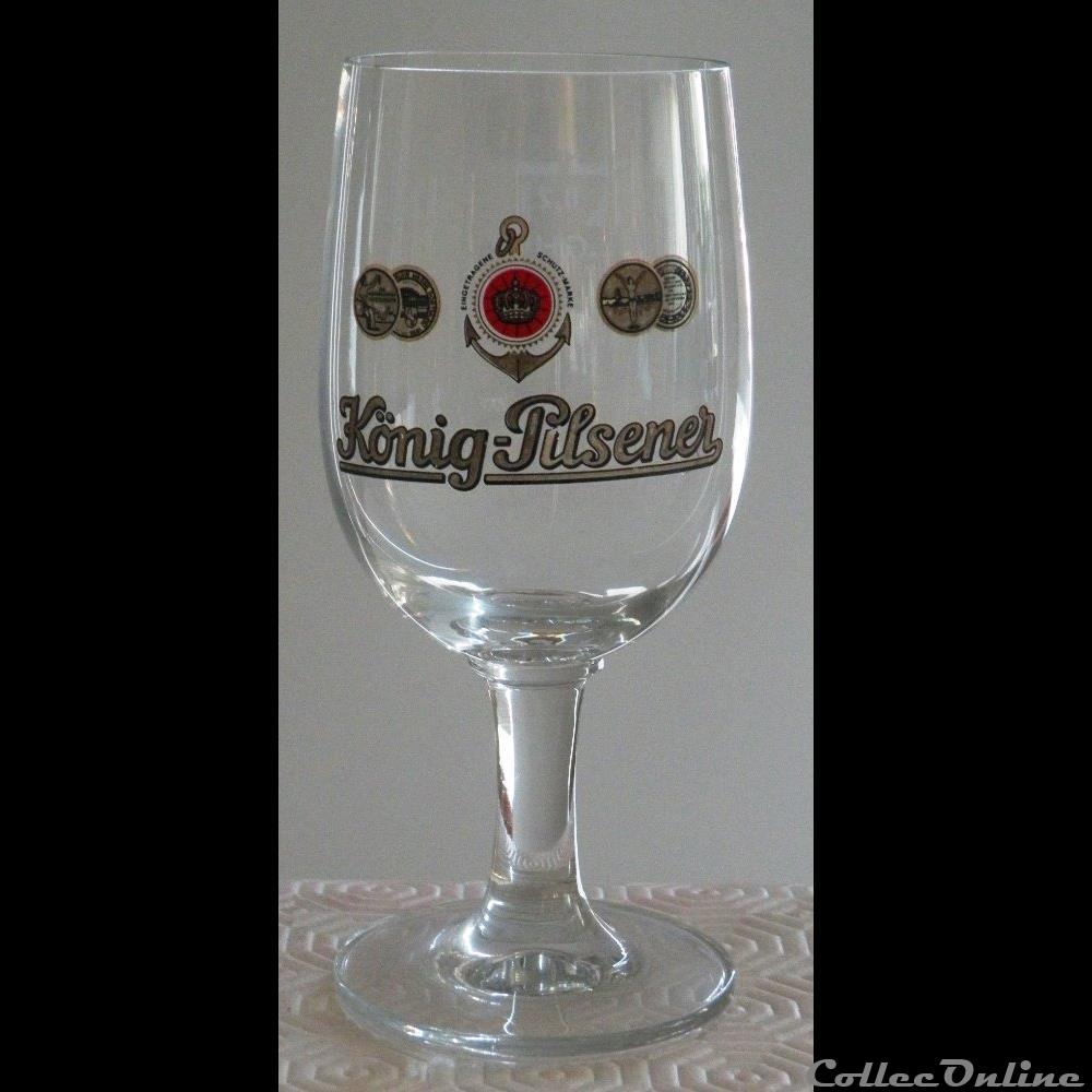 KONIG PILSENER bistrot alimentation verre biere konig pilsener