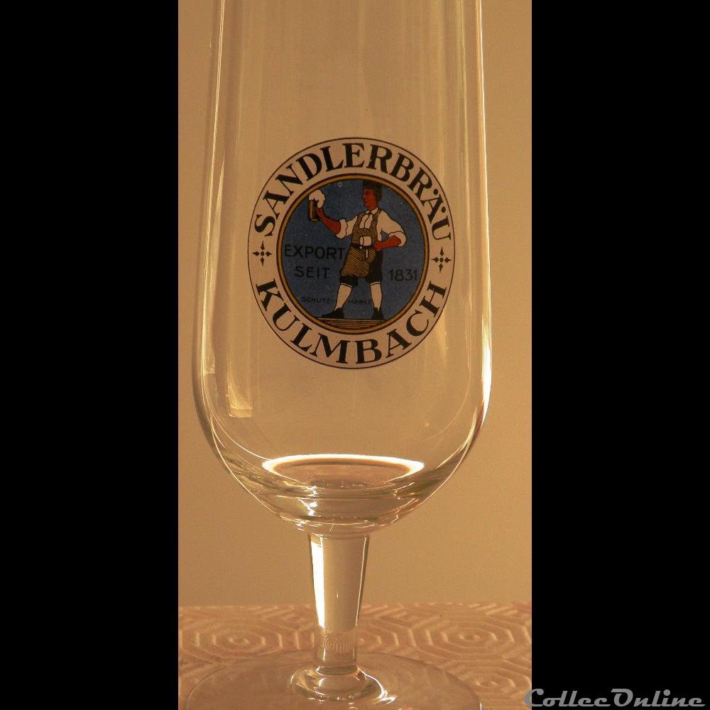 SANDLERBRAU KULMBACH bistrot alimentation verre biere sandlerbrau kulmbach