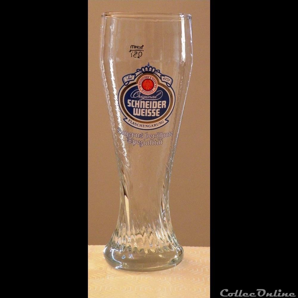 SCHNEIDER WEISSE bistrot alimentation verre biere schneider weisse