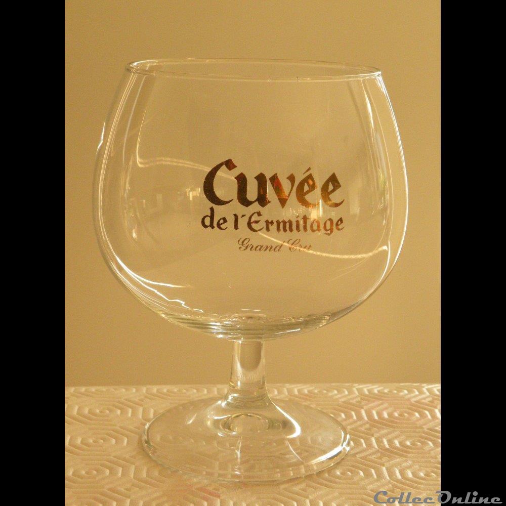 CUVEE DE L'ERMITAGE DORE bistrot alimentation verre biere cuvee de ermitage dore