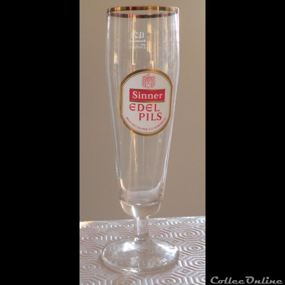 SINNER EDEL PILS bistrot alimentation verre biere sinner edel pils