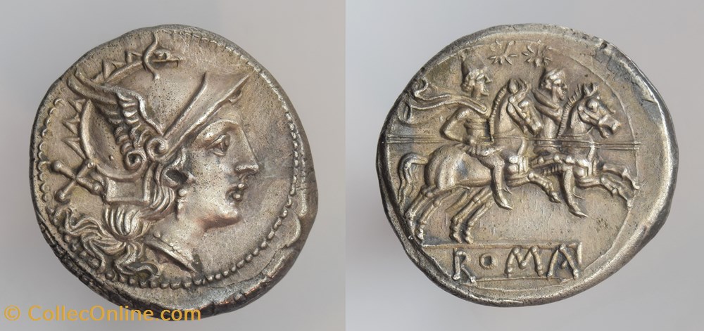 Crawford 53/2 Denarius Group 4, with scrolling cape coins antique b to roman republicain imperial crawford 53 2 denarius group 4 with scrolling cape