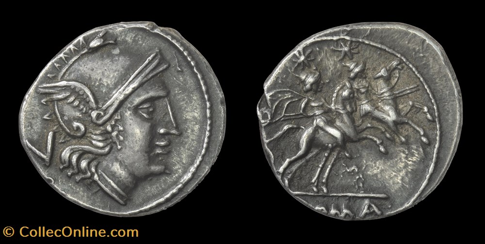 RRC 102/2d Quinarius, Anonymous coins ancient to romans imperial and republican rrc 102 2d quinarius anonymous