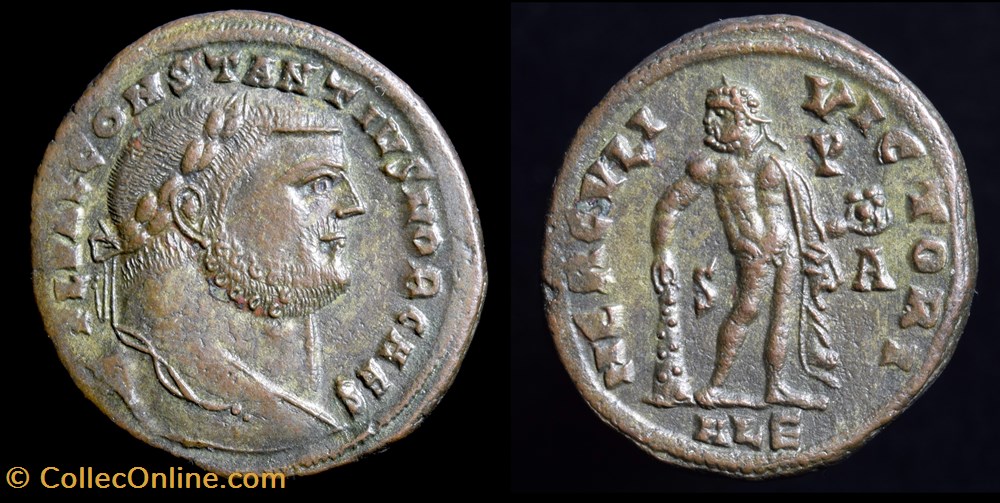 304-305 CE, Constantius, Hercules, Alexandria mint coins ancient to romans imperial republican 304 305 ce constantius hercules alexandria mint