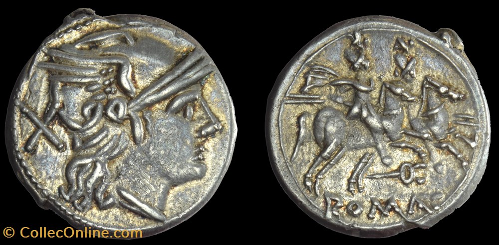 Crawford 60/1a, Anonymous denarius coins antique b to roman republicain imperial crawford 60 1a anonymous denarius