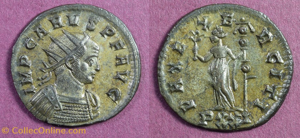 283-282 CE Carus, Antoninianus, coins ancient romans imperial and republican 283 282 ce carus antoninianus