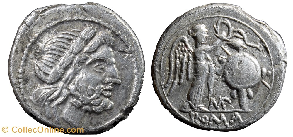 MP series Victoriatus - RRC 93/1a coins antique b roman republican imperial mp series victoriatus rrc 93 1a