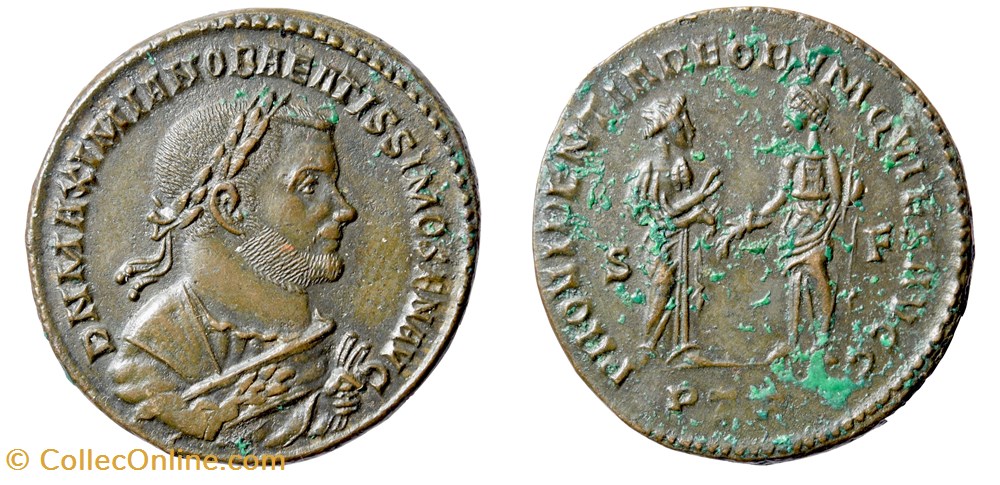 coins ancient to romans imperial and republican 305 307 ce maximianus as senior augustus