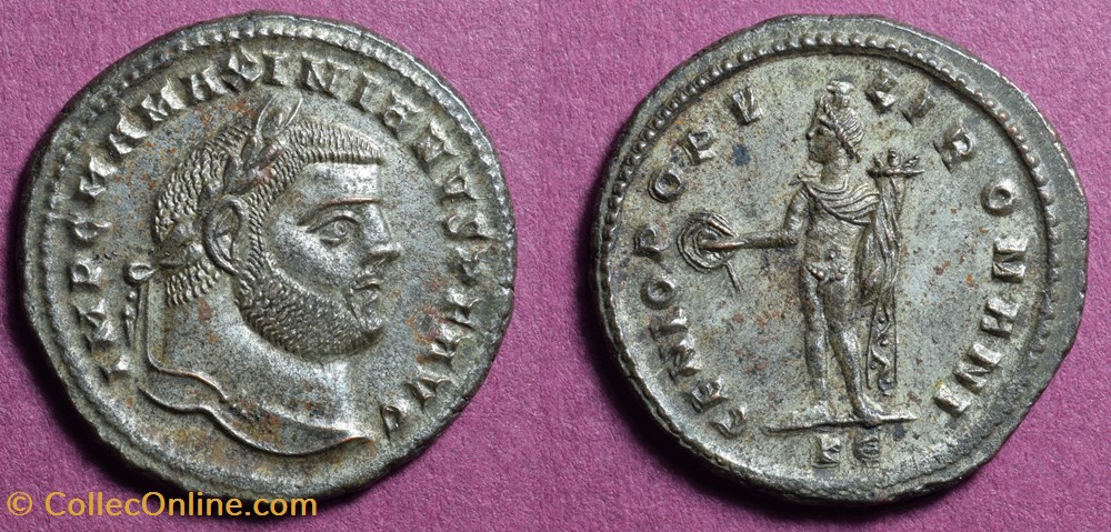 294-295 CE, Maximianus Herculeus, Cyzicus mint follis coins ancient to romans imperial and republican 294 295 ce maximianus herculeus cyzicus mint follis