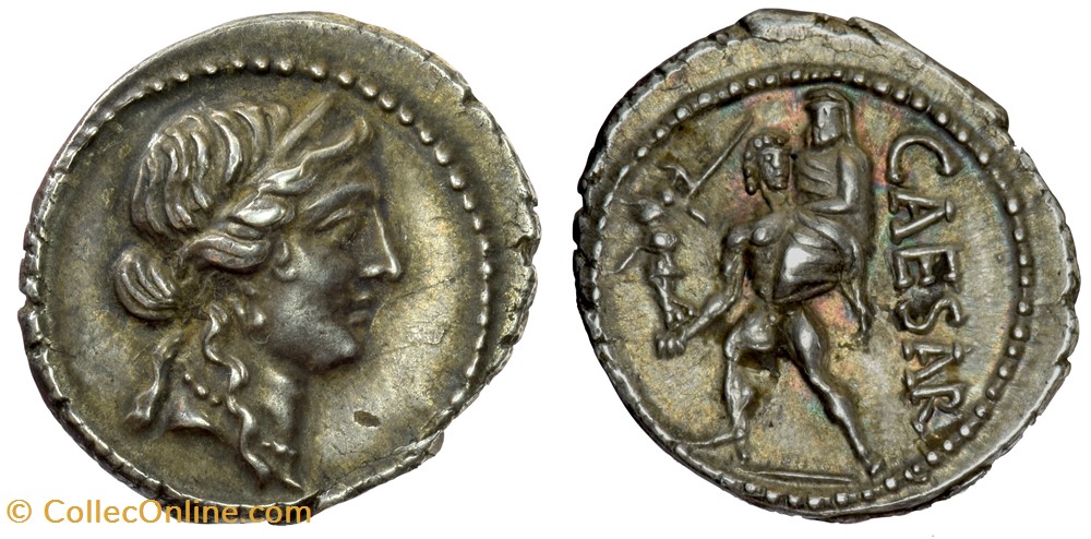 Julius Caesar Late 47-46 BC. RRC 458/1/3b coins ancient to romans imperial and republican julius caesar late 47 46 bc rrc 458 1 3b